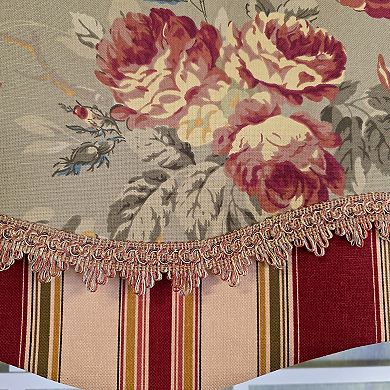 Cotton Lymington Glory Fully lined Windows Rod Pocket Valance