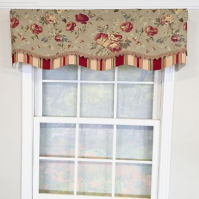 Cotton Lymington Glory Fully lined Windows Rod Pocket Valance