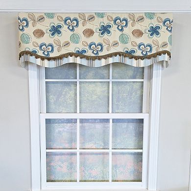 Cotton Jolly Glory Fully lined Windows Rod Pocket Valance