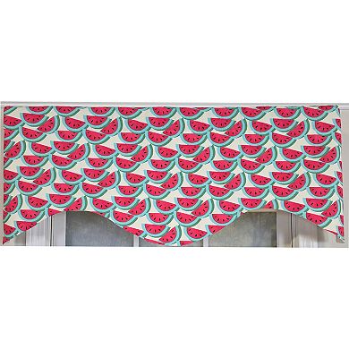 Sandias Cornice Valance - Cotton with Ivory Lining