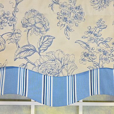 Cotton Ashington Glory Fully lined Windows Rod Pocket Valance