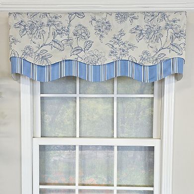 Cotton Ashington Glory Fully lined Windows Rod Pocket Valance