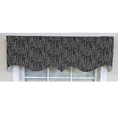 Cotton Rainfall Regal With Poly/Cotton Ivory lining Rod Pocket Valance