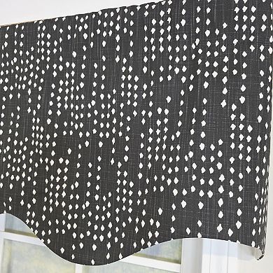 Cotton Rainfall Regal With Poly/Cotton Ivory lining Rod Pocket Valance