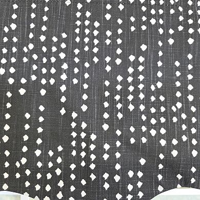 Cotton Rainfall Regal With Poly/Cotton Ivory lining Rod Pocket Valance