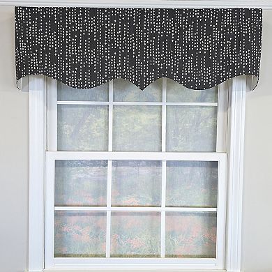 Cotton Rainfall Regal With Poly/Cotton Ivory lining Rod Pocket Valance