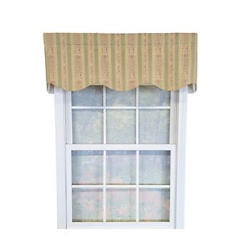 Cotton Kuriyama Provance Fully lined Windows Rod Pocket Valance