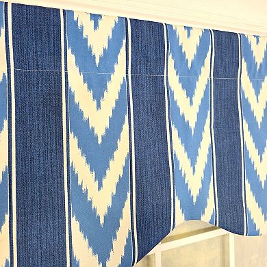 Cotton Sonar Provance Fully lined Windows Rod Pocket Valance