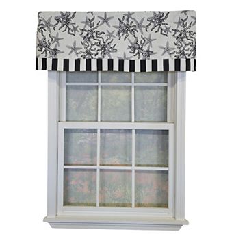 Banded Valance Collection - Cotton Window Treatment