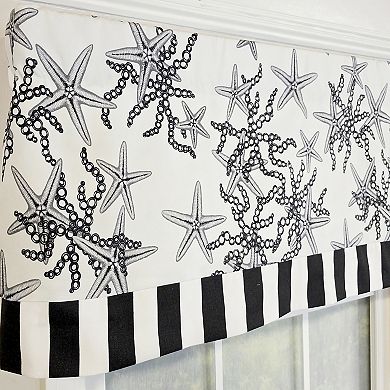 Banded Valance Collection - Cotton Window Treatment