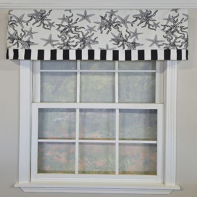 Banded Valance Collection - Cotton Window Treatment