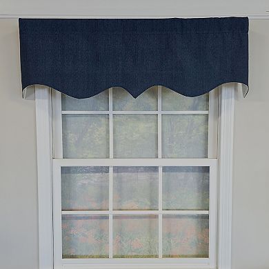 Cotton Demin Regal Fully lined Windows Rod Pocket Valance