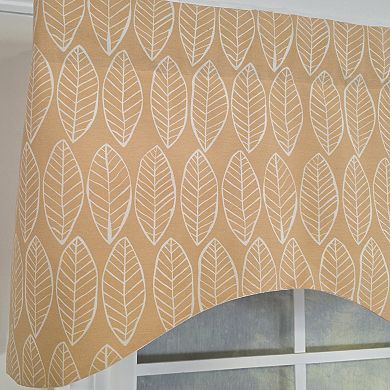 Fall Cornice Valance - Cotton with Ivory Lining