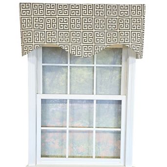 Cotton Tower Cornice With Poly/Cotton Ivory lining Rod Pocket Valance