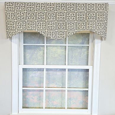 Cotton Tower Cornice With Poly/Cotton Ivory lining Rod Pocket Valance
