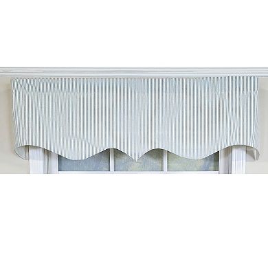 Cotton Seersucker Regal With Poly/Cotton Ivory lining Rod Pocket Valance
