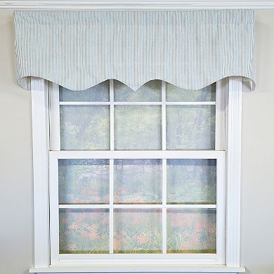 Cotton Seersucker Regal With Poly/Cotton Ivory lining Rod Pocket Valance