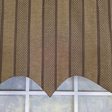 Cotton Bronte Regal With Poly/Cotton Ivory lining Rod Pocket Valance