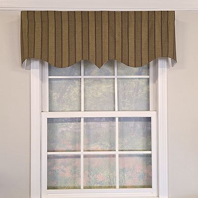 Cotton Bronte Regal With Poly/Cotton Ivory lining Rod Pocket Valance