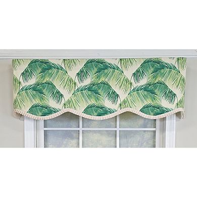 Cotton Tortola Provance Fully lined Windows Rod Pocket Valance