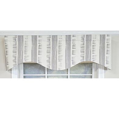 Cotton Jaspeado Cornice With Poly/Cotton Ivory lining Rod Pocket Valance