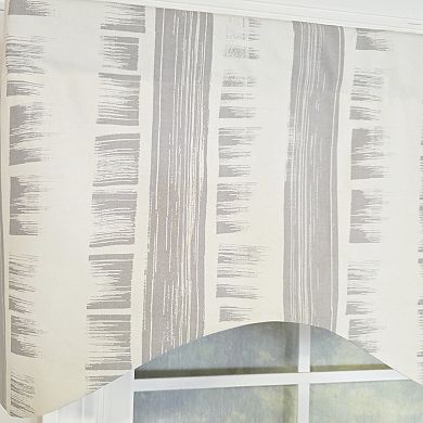 Cotton Jaspeado Cornice With Poly/Cotton Ivory lining Rod Pocket Valance