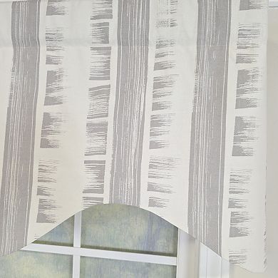 Cotton Jaspeado Cornice With Poly/Cotton Ivory lining Rod Pocket Valance