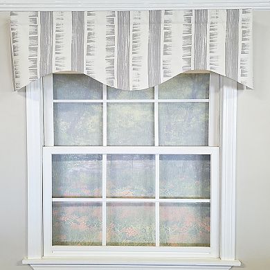 Cotton Jaspeado Cornice With Poly/Cotton Ivory lining Rod Pocket Valance