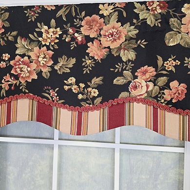 Cotton Lancaster Glory Fully lined Windows Rod Pocket Valance