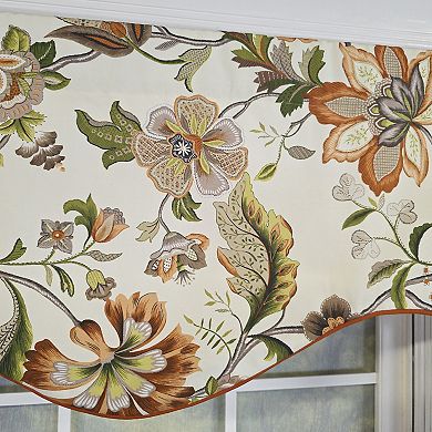 Cotton Zanzibar Cornice With Poly/Cotton lining Rod Pocket Valance