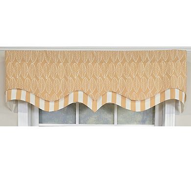 Cotton Fall D-Regal Fully lined Windows Rod Pocket Valance