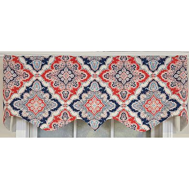 Cotton Coventry Regal Fully lined Windows Rod Pocket Valance