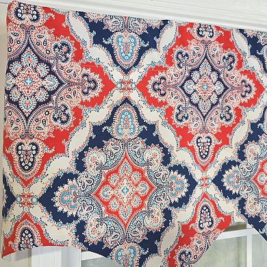 Cotton Coventry Regal Fully lined Windows Rod Pocket Valance