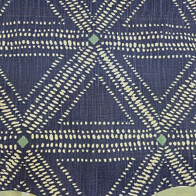 Cotton Zircon Regal With Poly/Cotton Ivory lining Rod Pocket Valance