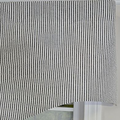 Cotton Seersucker Regal With Poly/Cotton Ivory lining Rod Pocket Valance