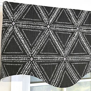 Cotton Zircon Regal With Poly/Cotton Ivory lining Rod Pocket Valance