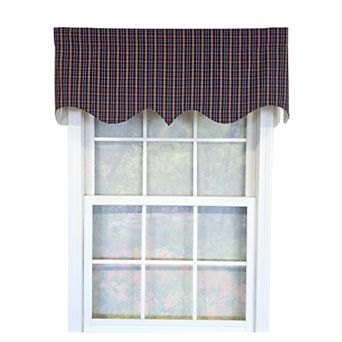 Cotton Palermo Regal Fully lined Windows Rod Pocket Valance