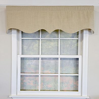 Cotton Basket Weave Regal Poly/Cotton Ivory lining Rod Pocket Valance