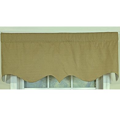 Cotton Basket Weave Regal With Poly/Cotton lining Rod Pocket Valance