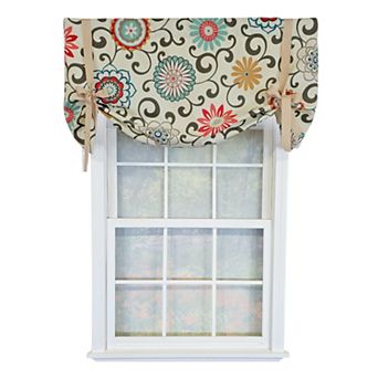 Cotton Monterrey Tie-Up Fully lined Windows Rod Pocket Valance