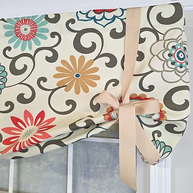 Cotton Monterrey Tie-Up Fully lined Windows Rod Pocket Valance