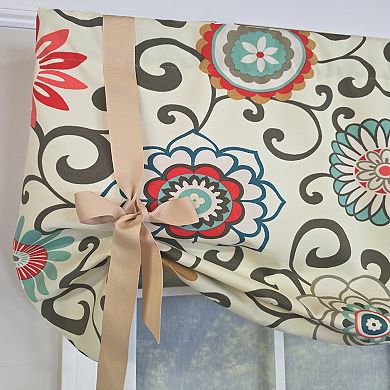 Cotton Monterrey Tie-Up Fully lined Windows Rod Pocket Valance