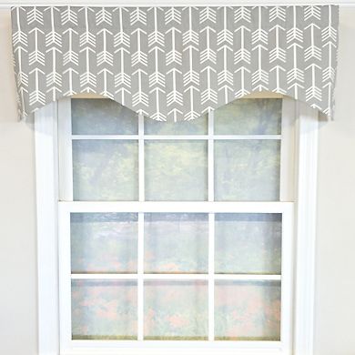 Cotton Native Cornice With Poly/Cotton Ivory lining Rod Pocket Valance