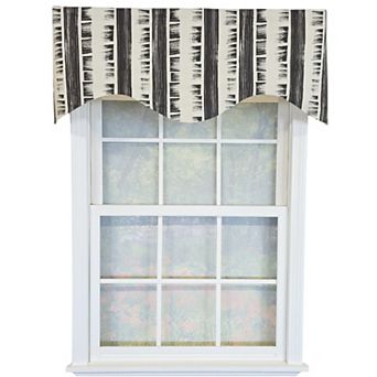 Cotton Jaspeado Cornice With Poly/Cotton Ivory lining Rod Pocket Valance
