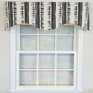 Cotton Jaspeado Cornice With Poly/Cotton Ivory lining Rod Pocket Valance