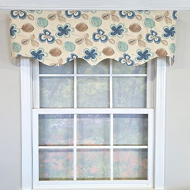 Cotton Jolly Regal Fully lined Windows Rod Pocket Valance