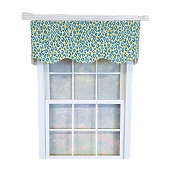 Cotton Marrakesh Provance Fully lined Windows Rod Pocket Valance