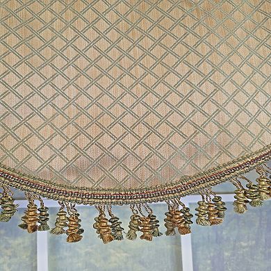 Cotton Diamonds Cornice Fully lined Windows Rod Pocket Valance
