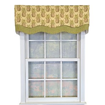 Cotton Kingston Glory Fully lined Windows Rod Pocket Valance