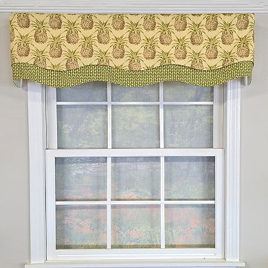 Cotton Kingston Glory Fully lined Windows Rod Pocket Valance